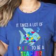 It Takes A Lot Of Sparkle To Be A Teacher Rainbow Fish For Men Women Women's Heather T-Shirt Heather True Royal It Takes A Lot Of Sparkle To Be A Teacher Rainbow Fish For Men Women Women's Heather T-Shirt Heather True Royal