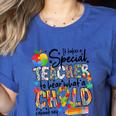 It Takes A Special Teacher To Hear What A Child Cannot Say Women's Heather T-Shirt Heather True Royal It Takes A Special Teacher To Hear What A Child Cannot Say Women's Heather T-Shirt Heather True Royal