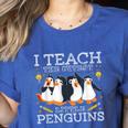 I Teach The Cutest Little Penguins Cute School Teacher Tee Women's Heather T-Shirt Heather True Royal I Teach The Cutest Little Penguins Cute School Teacher Tee Women's Heather T-Shirt Heather True Royal
