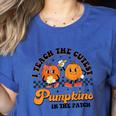 I Teach The Cutest Pumpkins In The Patch Halloween Teacher For Men Women Kids Women's Heather T-Shirt Heather True Royal I Teach The Cutest Pumpkins In The Patch Halloween Teacher For Men Women Kids Women's Heather T-Shirt Heather True Royal