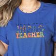 Teach Them Love Them Watch Them Grow Teacher Women's Heather T-Shirt Heather True Royal Teach Them Love Them Watch Them Grow Teacher Women's Heather T-Shirt Heather True Royal