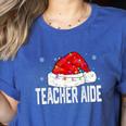 Teacher Aide Christmas Women Family Matching Group Xmas Women's Heather T-Shirt Heather True Royal Teacher Aide Christmas Women Family Matching Group Xmas Women's Heather T-Shirt Heather True Royal
