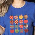 Teacher Apple Back To School Art For School Supplies Women's Heather T-Shirt Heather True Royal Teacher Apple Back To School Art For School Supplies Women's Heather T-Shirt Heather True Royal