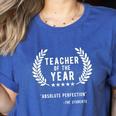 Teacher Appreciation Shirts Teacher Of The Year Women's Heather T-Shirt Heather True Royal Teacher Appreciation Shirts Teacher Of The Year Women's Heather T-Shirt Heather True Royal