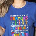 Teacher We Are Like a Box Of Crayons For Men Women Kids Women's Heather T-Shirt Heather True Royal Teacher We Are Like a Box Of Crayons For Men Women Kids Women's Heather T-Shirt Heather True Royal