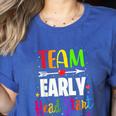 Teacher Early Childhood Education Preschool Head Start Crew Women's Heather T-Shirt Heather True Royal Teacher Early Childhood Education Preschool Head Start Crew Women's Heather T-Shirt Heather True Royal