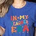 In My Teacher Era First Day Of School Back To School Retro Women's Heather T-Shirt Heather True Royal In My Teacher Era First Day Of School Back To School Retro Women's Heather T-Shirt Heather True Royal