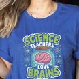 Teacher Halloween Costume Science Teachers Love Brains Women's Heather T-Shirt Heather True Royal Teacher Halloween Costume Science Teachers Love Brains Women's Heather T-Shirt Heather True Royal