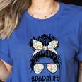 Teacher Para Life Tee Paraprofessional Cute Messy Bun Women's Heather T-Shirt Heather True Royal Teacher Para Life Tee Paraprofessional Cute Messy Bun Women's Heather T-Shirt Heather True Royal