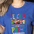 Teacher Of Pre K Superheroes Teacher New School Year Men Women Women's Heather T-Shirt Heather True Royal Teacher Of Pre K Superheroes Teacher New School Year Men Women Women's Heather T-Shirt Heather True Royal
