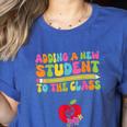 Teacher Pregnancy Announcement Clothing Expecting Teacher X-Small Women's Heather T-Shirt Heather True Royal Teacher Pregnancy Announcement Clothing Expecting Teacher X-Small Women's Heather T-Shirt Heather True Royal
