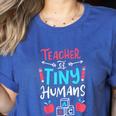 Teacher Preschool Pre K Kindergarten Women's Heather T-Shirt Heather True Royal