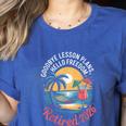 Teacher Retirement Shirts 2026 Goodbye Lesson Hello Freedom Women's Heather T-Shirt Heather True Royal Teacher Retirement Shirts 2026 Goodbye Lesson Hello Freedom Women's Heather T-Shirt Heather True Royal