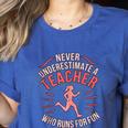 Teacher Who Runs Half Marathon Runner Running Lover Graphic Women's Heather T-Shirt Heather True Royal Teacher Who Runs Half Marathon Runner Running Lover Graphic Women's Heather T-Shirt Heather True Royal