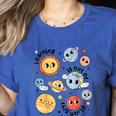 Teacher Space Science Learning Is Out Of World Solar System Women's Heather T-Shirt Heather True Royal Teacher Space Science Learning Is Out Of World Solar System Women's Heather T-Shirt Heather True Royal