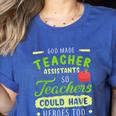 Teacher Teaching Assistant Aide Hero Women's Heather T-Shirt Heather True Royal Teacher Teaching Assistant Aide Hero Women's Heather T-Shirt Heather True Royal