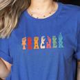 Teacher Word In Sign Language Awareness ASL Back To School Women's Heather T-Shirt Heather True Royal Teacher Word In Sign Language Awareness ASL Back To School Women's Heather T-Shirt Heather True Royal