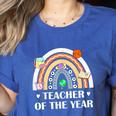 Teacher Of The Year Best Teacher Ever Men Women Women's Heather T-Shirt Heather True Royal Teacher Of The Year Best Teacher Ever Men Women Women's Heather T-Shirt Heather True Royal