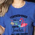 Teachermingo Like A Normal Teacher Only More Fabulous Women's Heather T-Shirt Heather True Royal Teachermingo Like A Normal Teacher Only More Fabulous Women's Heather T-Shirt Heather True Royal