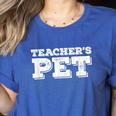 TEACHER'S PET You'Re My Favorite Do Me A Favor Women's Heather T-Shirt Heather True Royal TEACHER'S PET You'Re My Favorite Do Me A Favor Women's Heather T-Shirt Heather True Royal