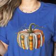 Teachers Students Fall Book Pumpkin Fall Librarians Bookworm Women's Heather T-Shirt Heather True Royal Teachers Students Fall Book Pumpkin Fall Librarians Bookworm Women's Heather T-Shirt Heather True Royal
