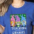 Teaching My Little Gnomies With Gnome For Teacher Women Women's Heather T-Shirt Heather True Royal Teaching My Little Gnomies With Gnome For Teacher Women Women's Heather T-Shirt Heather True Royal