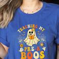 Teaching My Pre-K Boos Crew Teachers Halloween Ghost Women's Heather T-Shirt Heather True Royal Teaching My Pre-K Boos Crew Teachers Halloween Ghost Women's Heather T-Shirt Heather True Royal