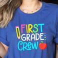 Team 1st Grade Crew Back To School 1st Grade Teacher Kids Women's Heather T-Shirt Heather True Royal Team 1st Grade Crew Back To School 1st Grade Teacher Kids Women's Heather T-Shirt Heather True Royal