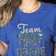 Team First Grade Camo 1st Grade Teacher Camouflage Women's Heather T-Shirt Heather True Royal Team First Grade Camo 1st Grade Teacher Camouflage Women's Heather T-Shirt Heather True Royal