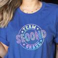 Team Second Grade Teacher Student Back To School 2nd Grade Women's Heather T-Shirt Heather True Royal Team Second Grade Teacher Student Back To School 2nd Grade Women's Heather T-Shirt Heather True Royal