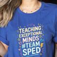 Team Sped Sped Teacher Special Education Teacher Team Women's Heather T-Shirt Heather True Royal Team Sped Sped Teacher Special Education Teacher Team Women's Heather T-Shirt Heather True Royal