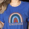 Technology Teacher Rainbow Appreciation Day Back To School For Men Women Women's Heather T-Shirt Heather True Royal Technology Teacher Rainbow Appreciation Day Back To School For Men Women Women's Heather T-Shirt Heather True Royal
