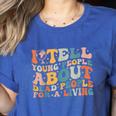 I Tell Young People About Dead People Groovy History Teacher Women's Heather T-Shirt Heather True Royal I Tell Young People About Dead People Groovy History Teacher Women's Heather T-Shirt Heather True Royal