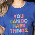 Test Day Teacher You Can Do Hard Things Women Kids Women's Heather T-Shirt Heather True Royal Test Day Teacher You Can Do Hard Things Women Kids Women's Heather T-Shirt Heather True Royal