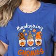 Thanksgiving Shirts For Women With My Gnomies Teachers Gnome Women's Heather T-Shirt Heather True Royal Thanksgiving Shirts For Women With My Gnomies Teachers Gnome Women's Heather T-Shirt Heather True Royal