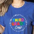 Third Grade Crew First Day Of School 3rd Grade Teacher Women's Heather T-Shirt Heather True Royal Third Grade Crew First Day Of School 3rd Grade Teacher Women's Heather T-Shirt Heather True Royal