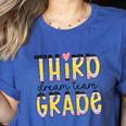 Third Grade Dream Team Back To School 3rd Grade Teacher Women's Heather T-Shirt Heather True Royal Third Grade Dream Team Back To School 3rd Grade Teacher Women's Heather T-Shirt Heather True Royal