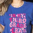 In My Third Grade Era Teachers Women Back To School Girls Women's Heather T-Shirt Heather True Royal In My Third Grade Era Teachers Women Back To School Girls Women's Heather T-Shirt Heather True Royal