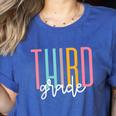 Third Grade Girls Boys Teacher Team 3rd Grade Squad Women's Heather T-Shirt Heather True Royal Third Grade Girls Boys Teacher Team 3rd Grade Squad Women's Heather T-Shirt Heather True Royal