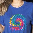 Tie Dye Prek Teacher Rainbow Preschool Back To School Girl Women's Heather T-Shirt Heather True Royal Tie Dye Prek Teacher Rainbow Preschool Back To School Girl Women's Heather T-Shirt Heather True Royal