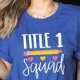 Title 1 Reading Teacher Shirt Women's Heather T-Shirt Heather True Royal Title 1 Reading Teacher Shirt Women's Heather T-Shirt Heather True Royal
