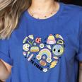 TK Vibes Back To School TK Kid Girl TK Team TK Teacher Women Women's Heather T-Shirt Heather True Royal TK Vibes Back To School TK Kid Girl TK Team TK Teacher Women Women's Heather T-Shirt Heather True Royal