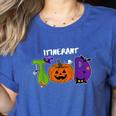 TOD Itinerant Teacher Of The Deaf Halloween ASL Interpreters Women's Heather T-Shirt Heather True Royal TOD Itinerant Teacher Of The Deaf Halloween ASL Interpreters Women's Heather T-Shirt Heather True Royal