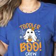 Toddler Boo Crew Babysitters Daycare Teacher Halloween Party Women's Heather T-Shirt Heather True Royal