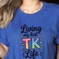 Transitional Kindergarten TK Teacher Women's Heather T-Shirt Heather True Royal Transitional Kindergarten TK Teacher Women's Heather T-Shirt Heather True Royal