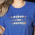 Trick Or Teach Spooky Teacher Happy Halloween Bracelet Women's Heather T-Shirt Heather True Royal