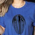 Trilobite Fossil Geology Teacher Student Geologist Women's Heather T-Shirt Heather True Royal