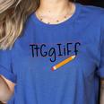 Tt Gg Ii Ff Tgif Teachers Students Tee Women's Heather T-Shirt Heather True Royal Tt Gg Ii Ff Tgif Teachers Students Tee Women's Heather T-Shirt Heather True Royal