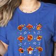 Turkey Squad Music Note Music Teacher Thanksgiving Women's Heather T-Shirt Heather True Royal Turkey Squad Music Note Music Teacher Thanksgiving Women's Heather T-Shirt Heather True Royal