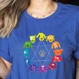 Unique For Artists By ADS Color Wheel Educational Art Teacher Dog Themed Artist Small Women's Heather T-Shirt Heather True Royal Unique For Artists By ADS Color Wheel Educational Art Teacher Dog Themed Artist Small Women's Heather T-Shirt Heather True Royal
